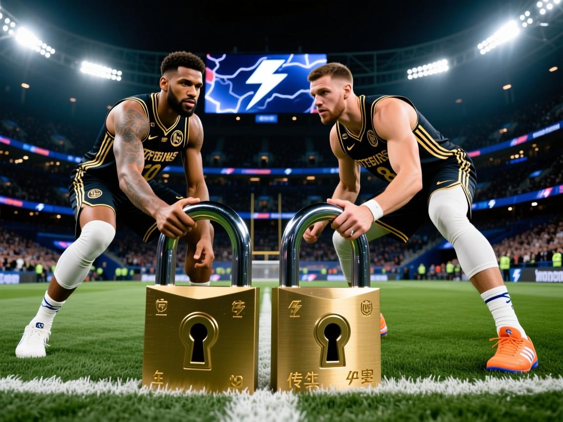 包含两把大锁！雷霆官推晒卡鲁索&amp;amp;amp;多特总决赛全神贯注防守照片的词条