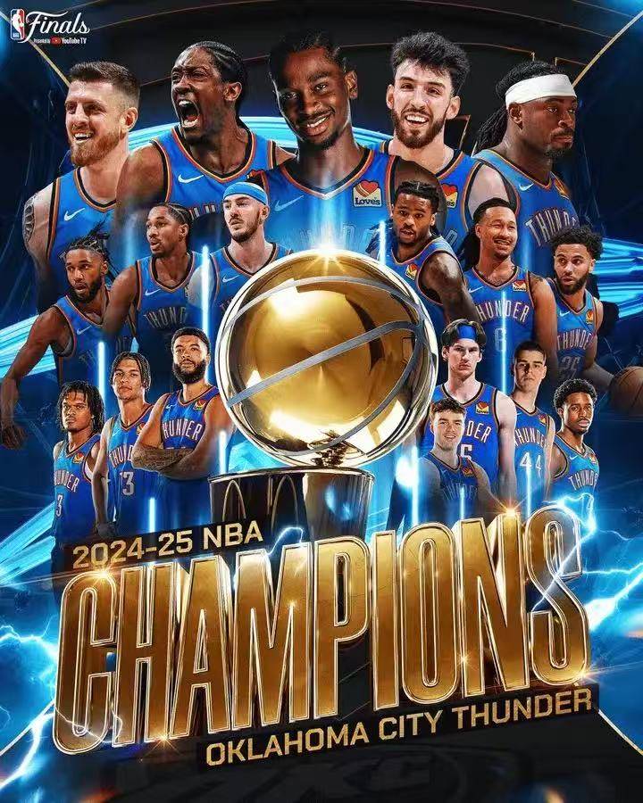 NBA总决赛赔率:雷霆呈一边倒SGA比肩詹姆斯?